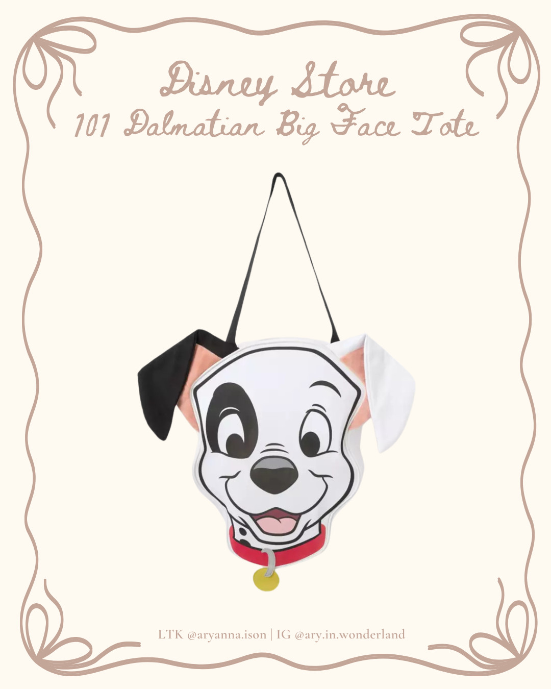 DISNEY STORE | DISNEY MERCH | DISNEY MERCHANDISE | 101 DALMATIANS | BIG FACE TOTE | TOTE BAGS | DISNEY BAGS | DISNEY STYLE | DISNEY FASHION | DISNEY OUTFITS |  

 #LTKootd #LTKSeasonal #LTKTravel