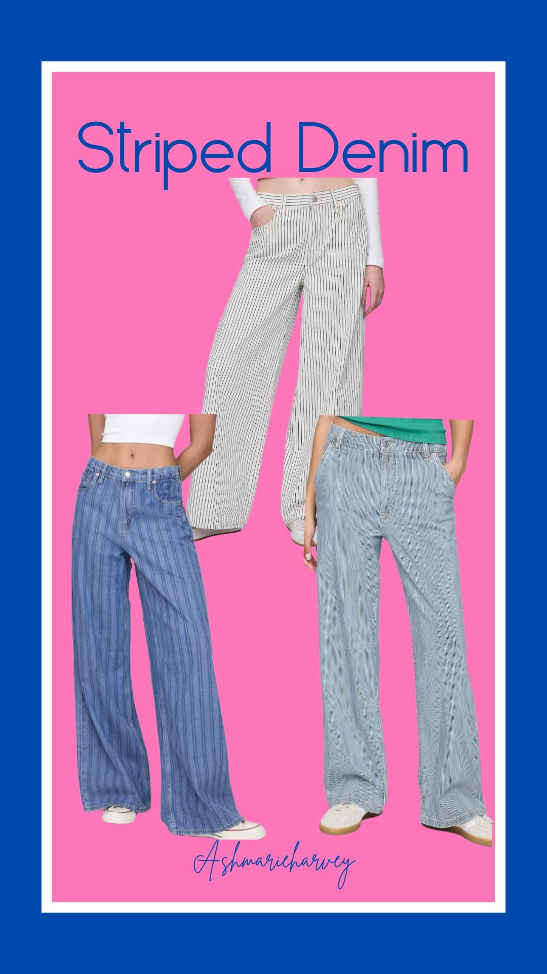 Striped denim for spring and summer is sooo adorable. 



#LTKMidsize #LTKStyleTip #LTKFindsUnder50