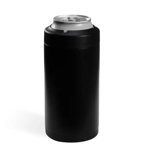 HydroJug Standard Can Cooler, Insulated Stainless Steel Cup with Screw-Top Ring & Non-Slip Rubber Base in Black at Nordstrom, Size Medium | Nordstrom