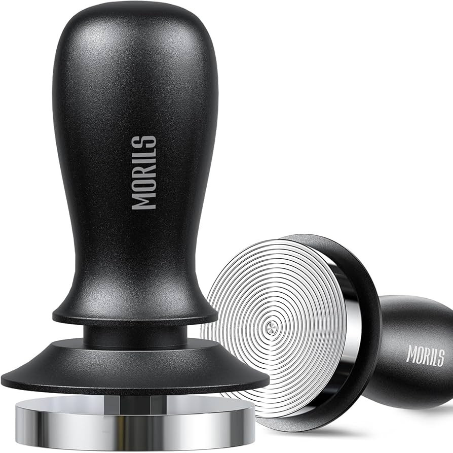 Espresso Tamper 53mm, MORILS Premium Barista Coffee Tamper with Constant 30lb Calibrated Spring L... | Amazon (US)