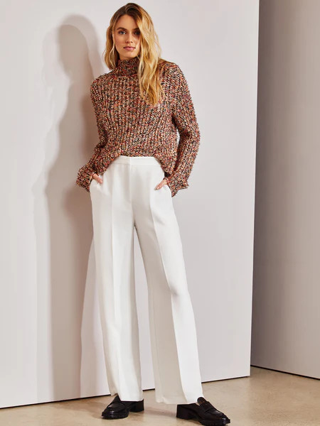 Fuzzy Mock Neck Pullover | 525 America