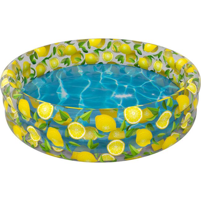 Inflatable Sunning Pool, Lemon Print | Maisonette