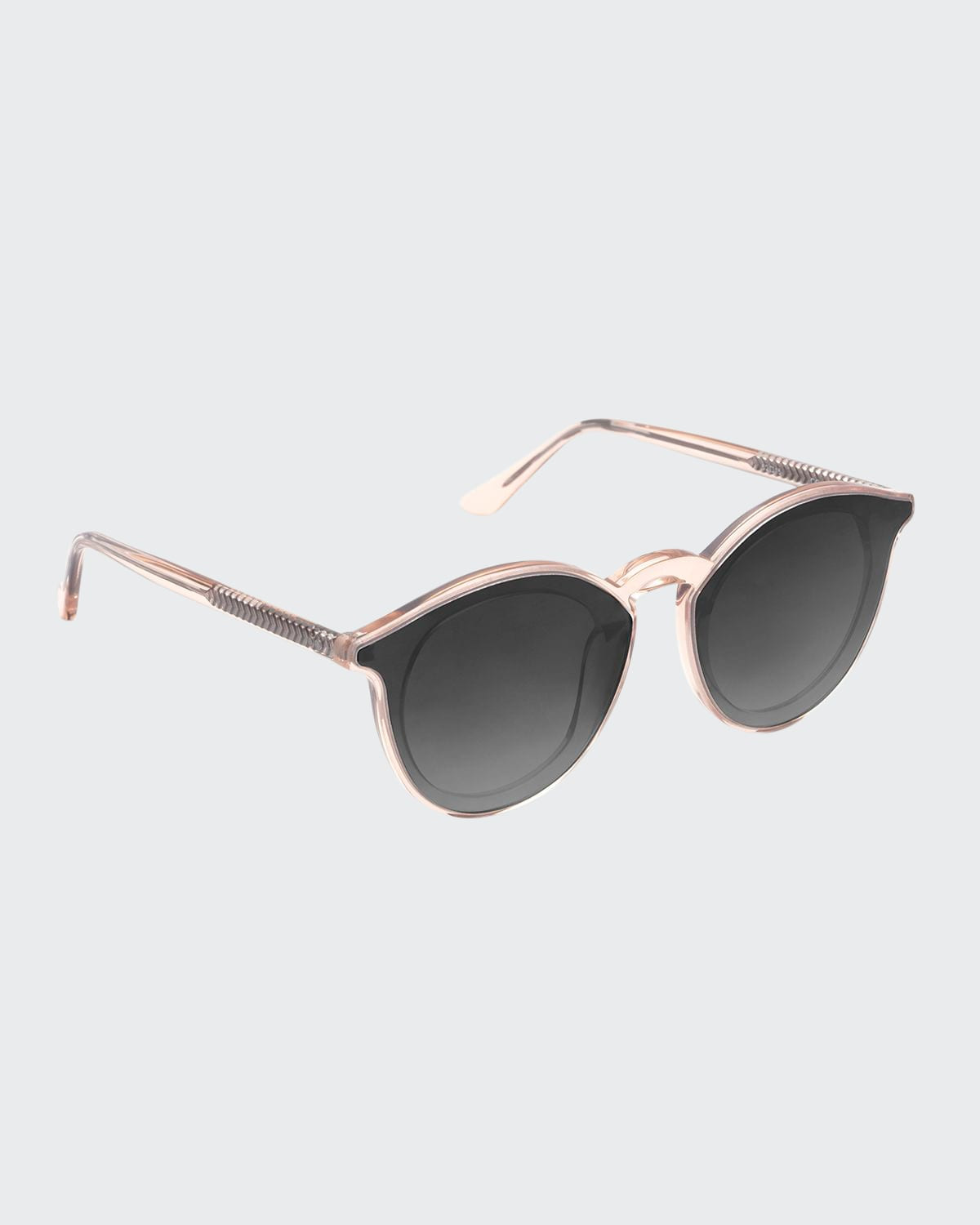 Collins Nylon Round Gradient Sunglasses | Bergdorf Goodman