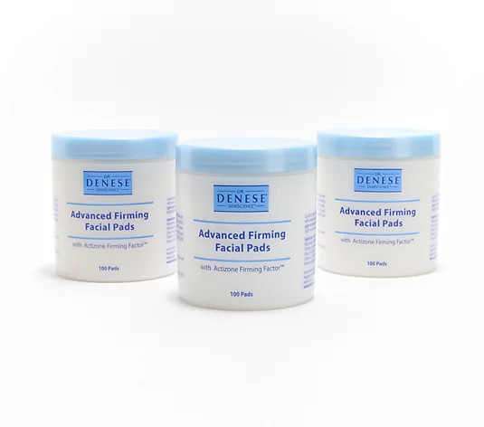 Dr. Denese Set of Three 100-count Firming Facial Pads | QVC
