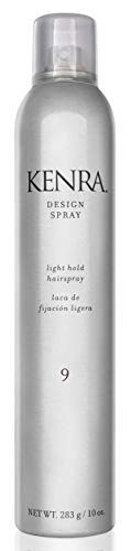 Kenra Design Spray 9 | Light Hold Hairspray | Tames Frizz & Flyaways | Lightweight, Brushable Formula | All Hair Types | 10 oz | Amazon (US)