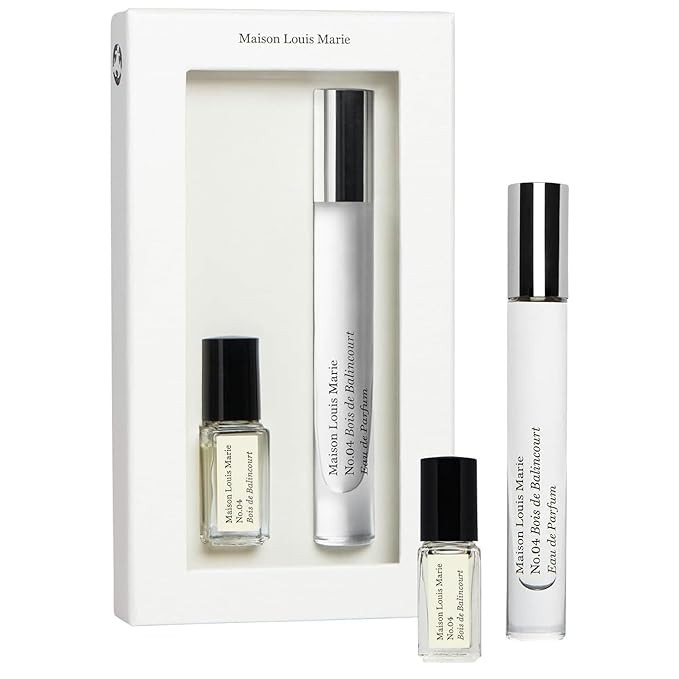 Maison Louis Marie - No.04 Bois De Balincourt 2-Piece Mini Travel Set | Luxury Clean Beauty + Non... | Amazon (US)