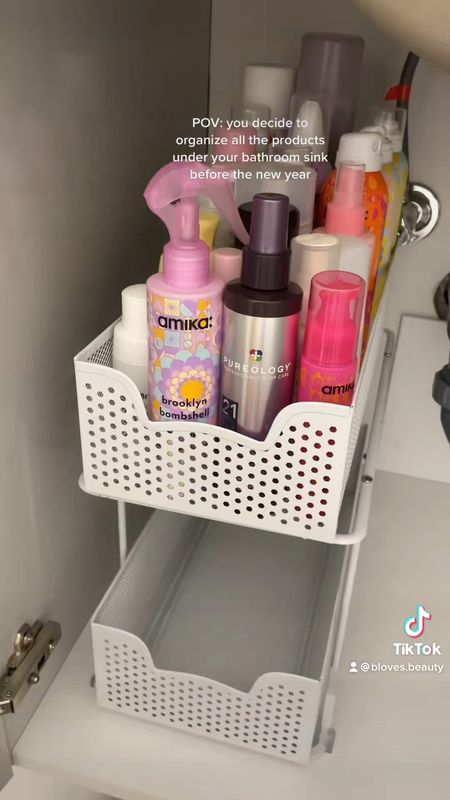 Organizing the products under my sink 

#LTKbeauty #LTKhome #LTKSeasonal