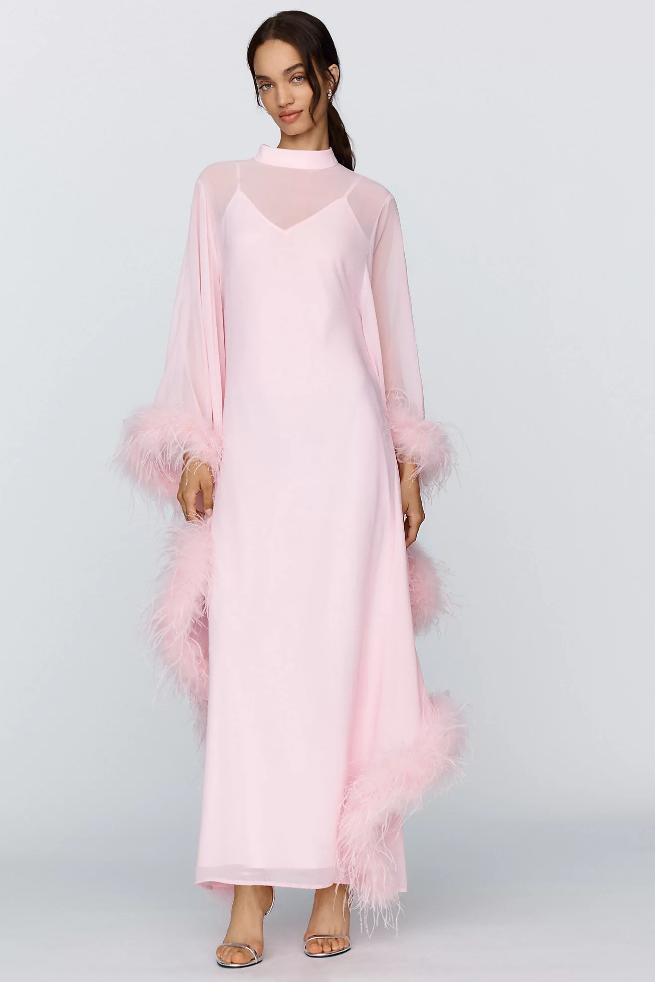 Feathered Kaftan | Anthropologie (US)