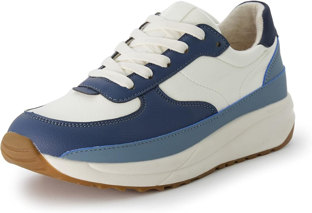 CUSHIONAIRE Women's Score lace up Sneaker +Comfort Foam, Wide Widths Available | Amazon (US)