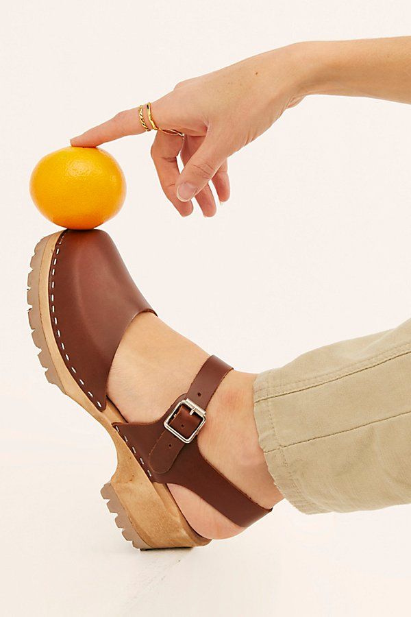 Freja Clogs by MIA Shoes at Free People, Brown, EU 38 | Free People (Global - UK&FR Excluded)