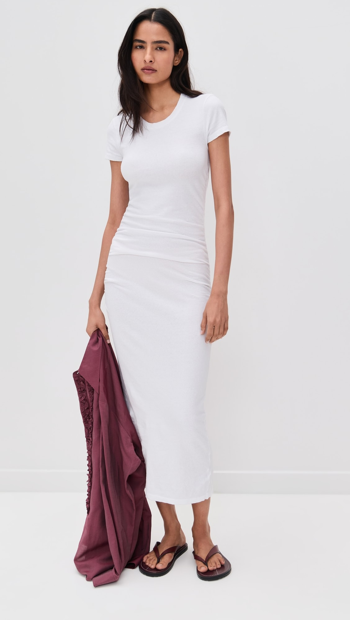 James Perse Ruched T-Shirt Dress | Shopbop | Shopbop