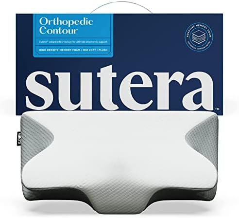 Amazon.com: SUTERA - Dream Deep Memory Foam Pillow for Sleeping, Cervical Pillow for Neck Pain Or... | Amazon (US)