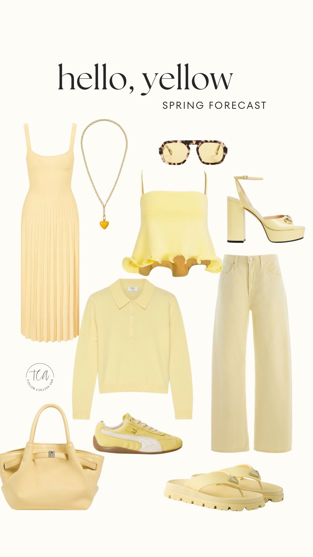 Trending for spring: yellow yellow and more yellow. 

Sneakers, spring dress, yellow shoes, spring sweater, denim 

#LTKWorkwear #LTKSeasonal #LTKSpringSale