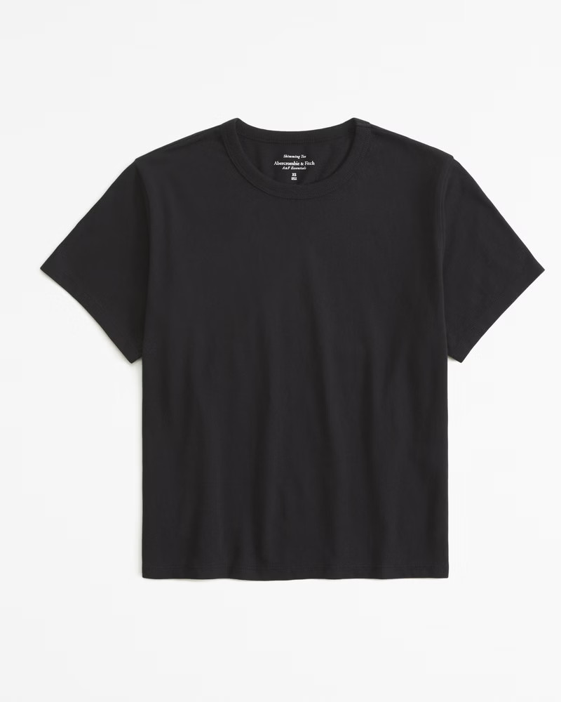Polished Skimming Tee | Abercrombie & Fitch (US)