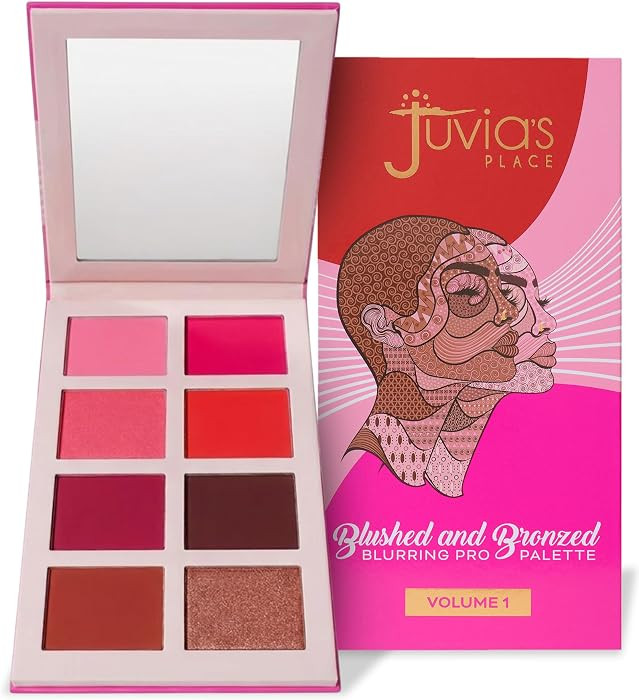 Juvia\u2019s Place Blushed & Bronzed Blurring Pro Palette Volume 1 \u2013 8 Shade Blush & Bronzed... | Amazon (US)