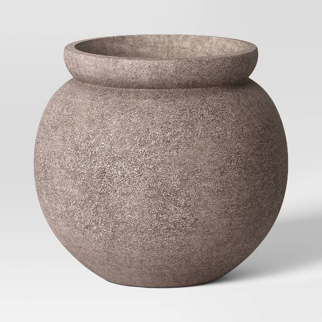 Indoor/Outdoor Weathered Planter Gray – Threshold™ designed with Studio McGee | Target