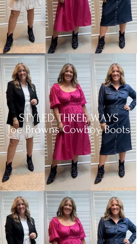 Styled three ways - Cowboy Boots


#LTKSeasonal #LTKshoecrush #LTKeurope