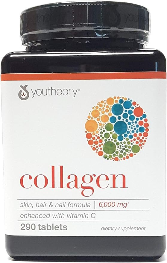 Youtheory Collagen Advanced Formula Type 1,2,3 290 ct (Pack of 3) | Amazon (US)