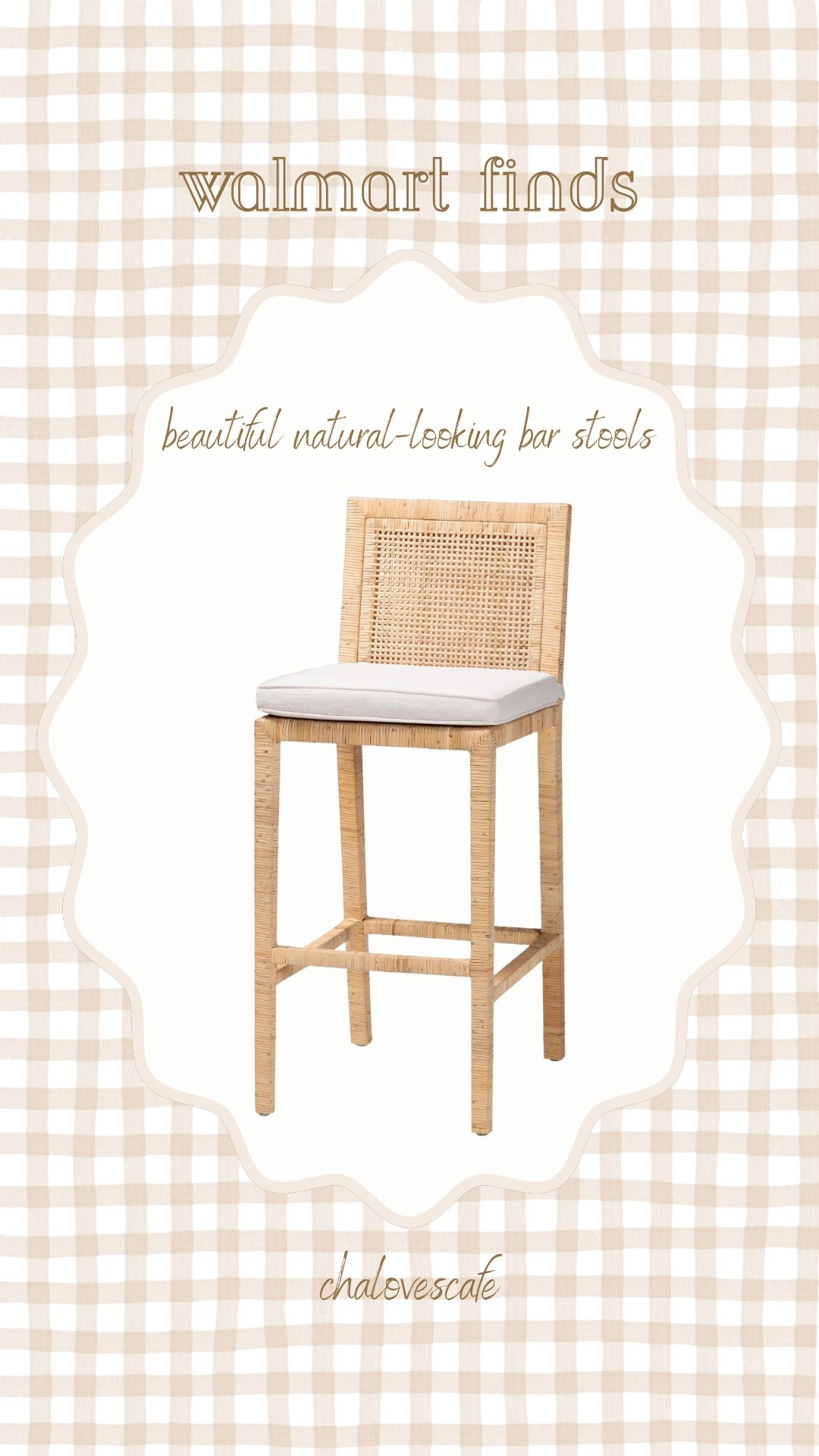 Beautiful natural-looking bqr stools from Walmartt

#LTKHome