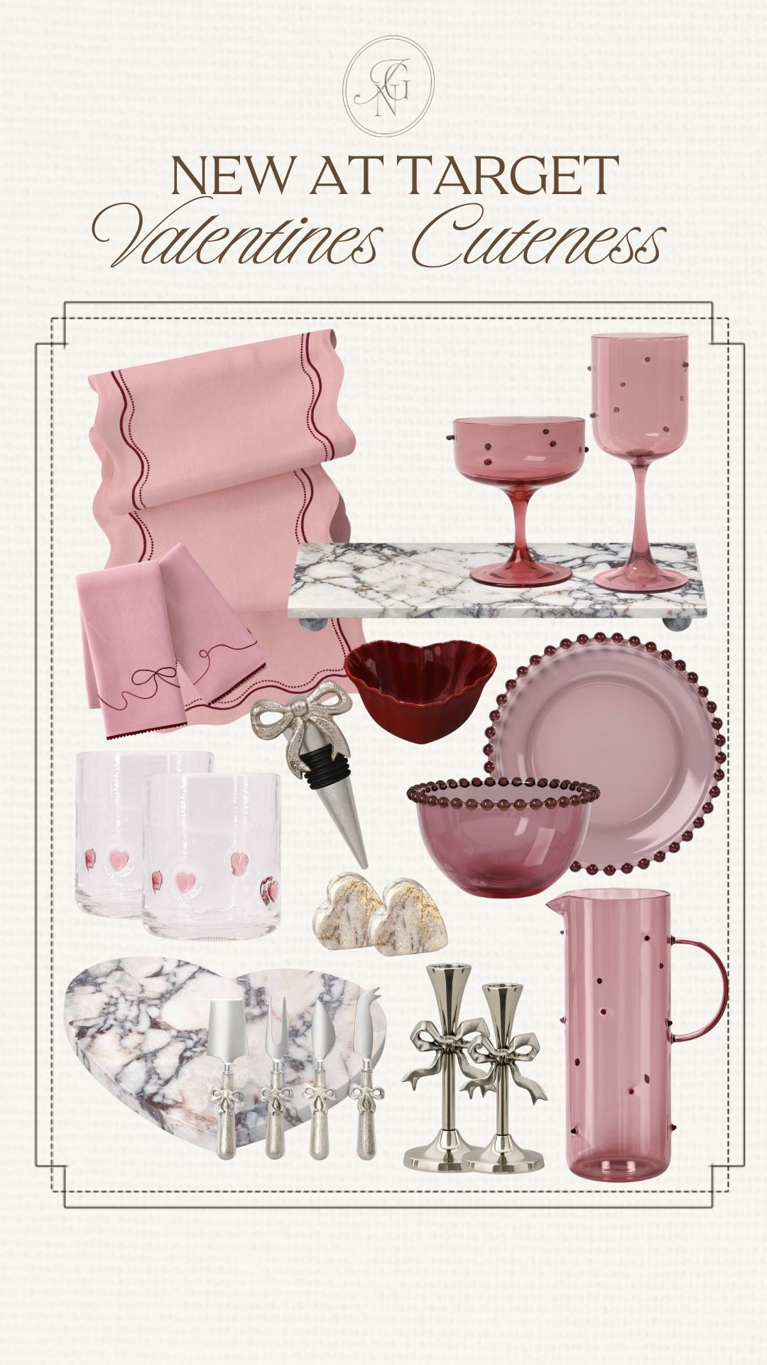 Everything you need for Valentine’s Day hosting from Target 💕 serving boards, drinkware, and the cutest entertaining pieces for Galentine’s, date night, or family dinner at home

#targetfinds #valentineshosting #galentinesday #targethome #tablescape #valentinesdecor #hostingideas #entertaining

#LTKFindsUnder50 #LTKHome