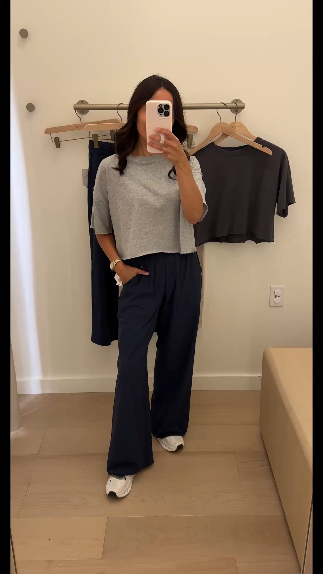 Easy athleisure pieces for comfort & style. 
- I have been leaning towards athleisure lately and I don’t feel like wearing my old favorite fitted styles. 
- I want tops and bottoms that feel loose and easy, with nice cuts and good fabric. 
- This top and these two bottoms are pretty much what I am looking for. 
- The tops look as good as as the feel. All cotton, stylish cut, with nice edging. The kind of top you would want multiple colors in. The length is cropped and hangs perfectly over high waisted bottoms; may be more cropped for longer torsos. True to size. Would be cute with denim bottoms too. 
- The wide leg bottoms are effortless. Lightweight, nice drape, comfy waistband and good pockets. Perfect for travel outfits too. I love this rich navy color. True to size; wearing regular length. 
- The light colored pants are a trendy cut with material that has structure but also feels comfy. Showing true to size, but would like to try on a size down. Would be good for outdoor excursions and travel also. 
- Favorite sneakers for walking and travel. Elastic laces for easy on and off. Nice cushioning. True to size.

#LTKOver40 #LTKActive #LTKTravel