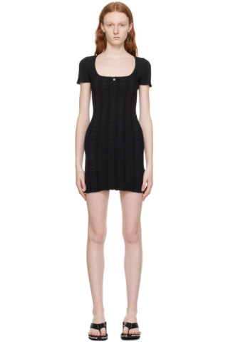 Black Hardware Minidress | SSENSE
