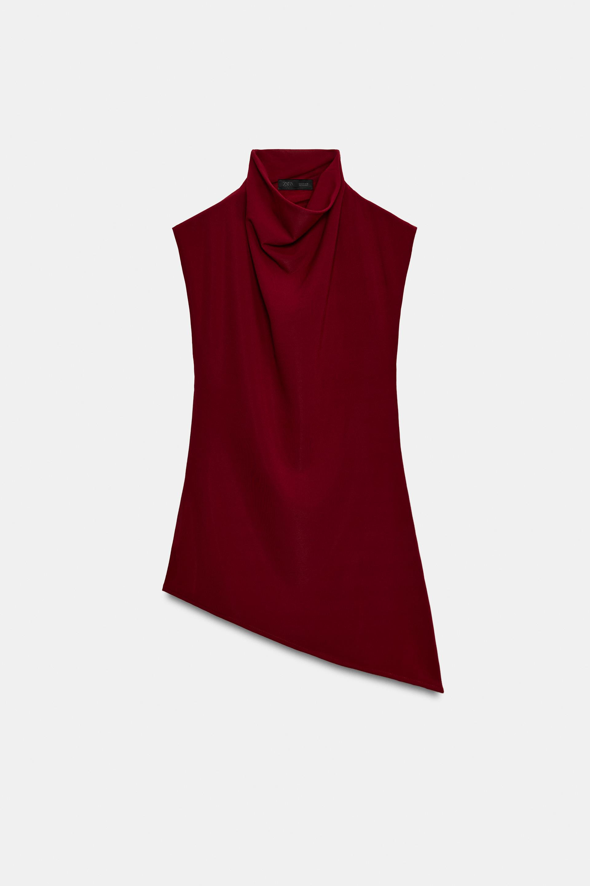 ASYMMETRIC FLOWY TOP | Zara US
