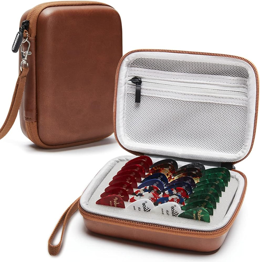COOZOOM Guitar Pick Holder Case Compatible for Fender, ChromaCast, D'Addario, JIM DUNLOP, Bolopic... | Amazon (US)