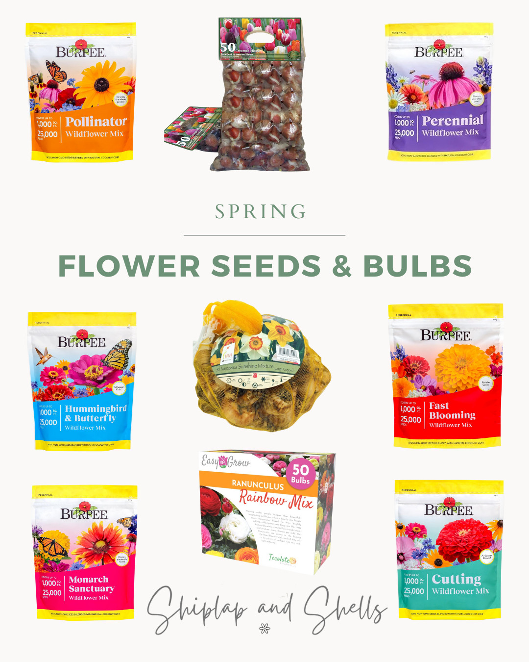 Ready to fill your garden with beautiful blooms? Whether you're starting from seeds or planting bulbs, I’ve rounded up a collection of favorites to bring color and life to your outdoor spaces. From classic cottage garden flowers to easy-to-grow varieties, these picks will help you create a stunning garden all season long. 

 #LTKSeasonal #LTKHome #LTKStyleTip