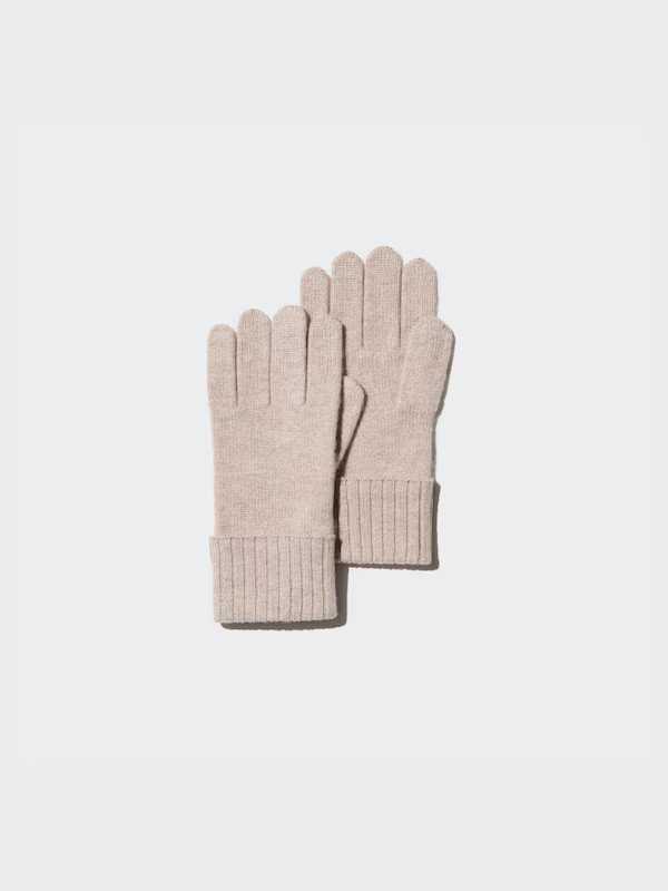 100% Cashmere Knit Gloves | UNIQLO (UK)