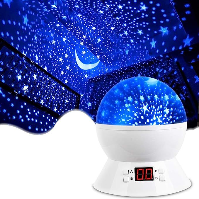 MOKOQI Star Projector Night Lights for Kids with Timer, Gifts for 1-14 Year Old Girl and Boy, Roo... | Amazon (US)