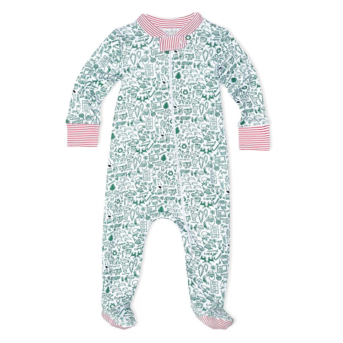 North Pole Zip Onesie | Joy Street Kids LLC