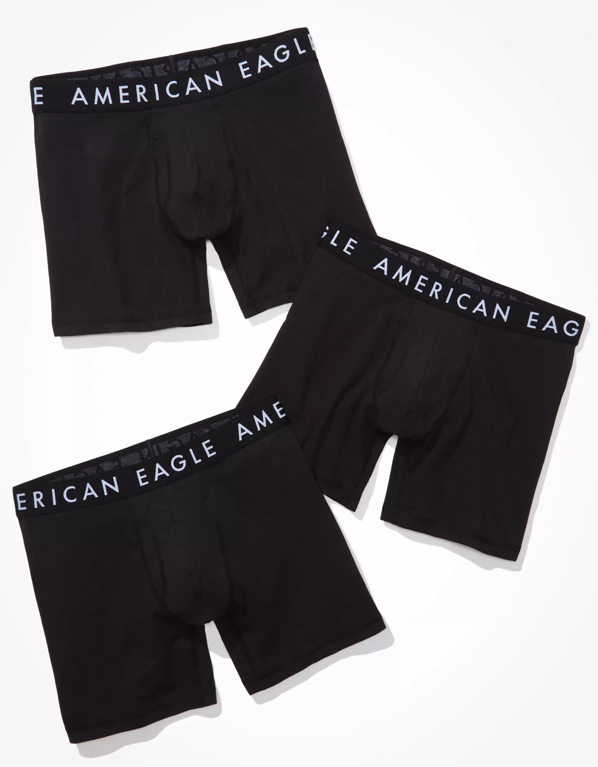 AEO Solid 6" Classic Boxer Brief 3-Pack | American Eagle Outfitters (US & CA)