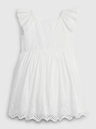 Toddler Stripe Eyelet Dress | Gap (US)