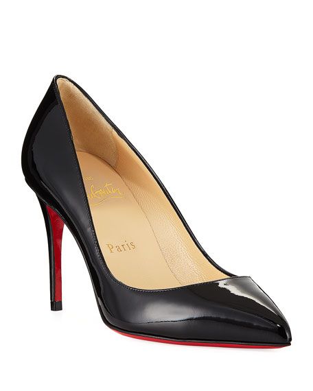 Christian Louboutin Pigalle Follies 85mm Patent Red Sole Pump | Neiman Marcus