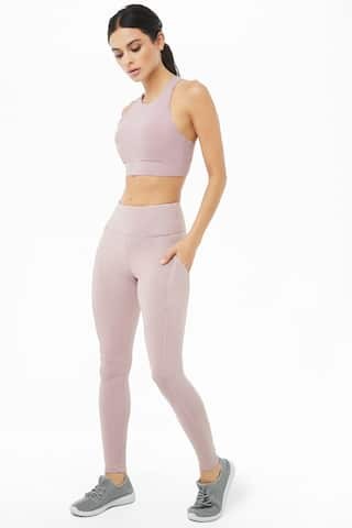 Active Zip Pocket Leggings | Forever 21 (US)