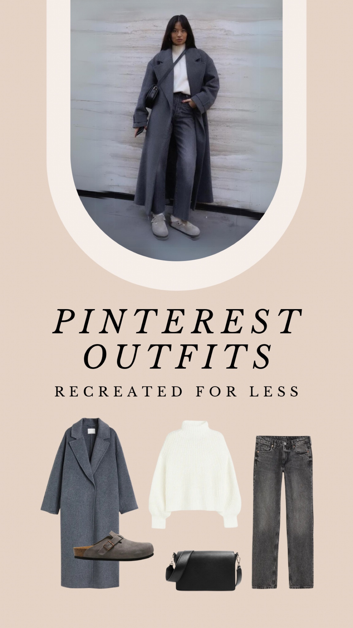 Recreating Pinterest outfits for less, so you don't have to! Here's how to recreate this perfect fall/winter look with items from your favourite budget-friendly stores.

#LTKstyletip