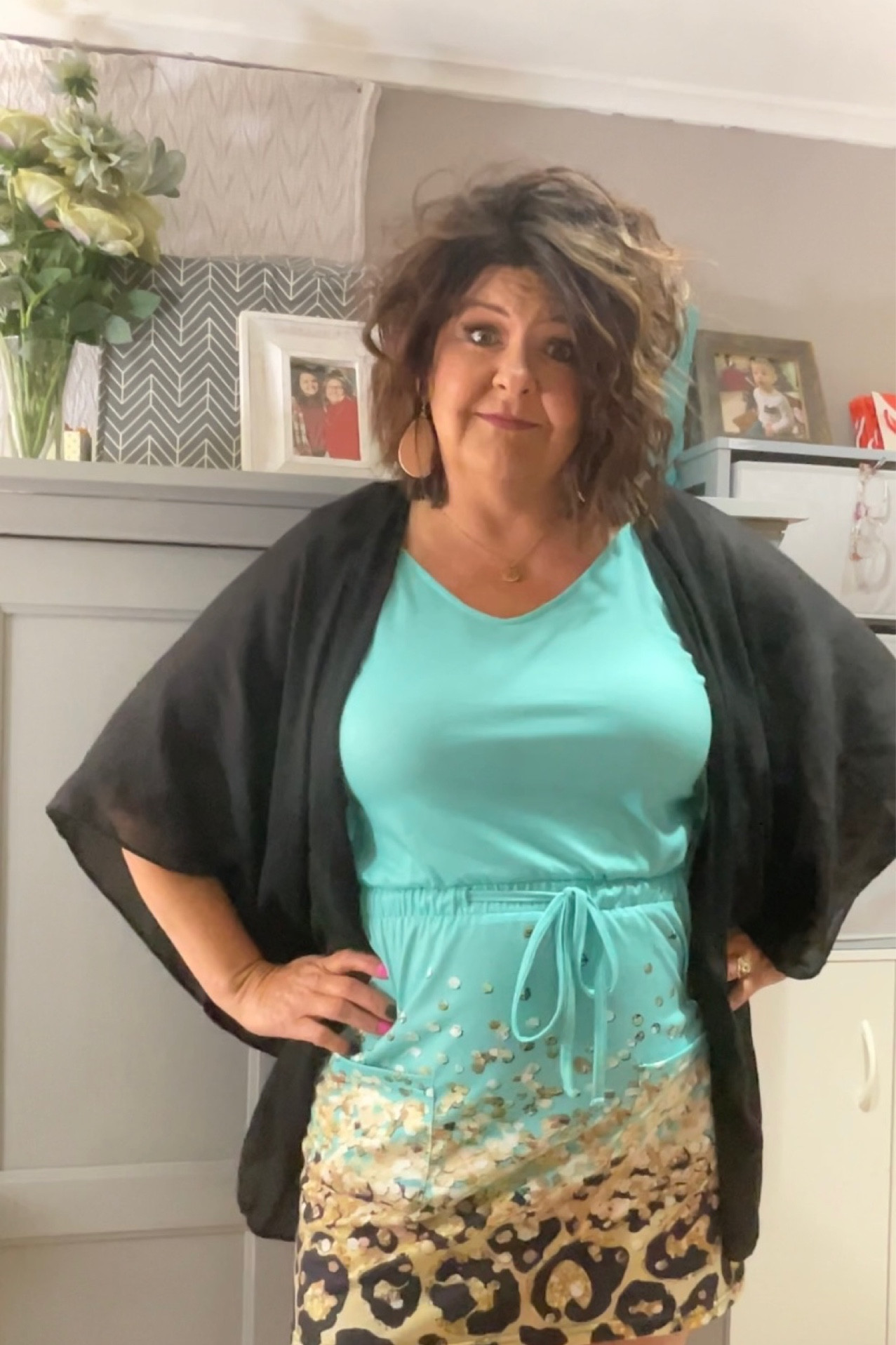 Super cute leopard print drawstring dress from Evaless! 

#LTKFind #LTKcurves
