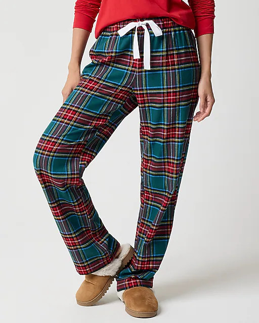 Petite flannel pajama pant | J.Crew Factory
