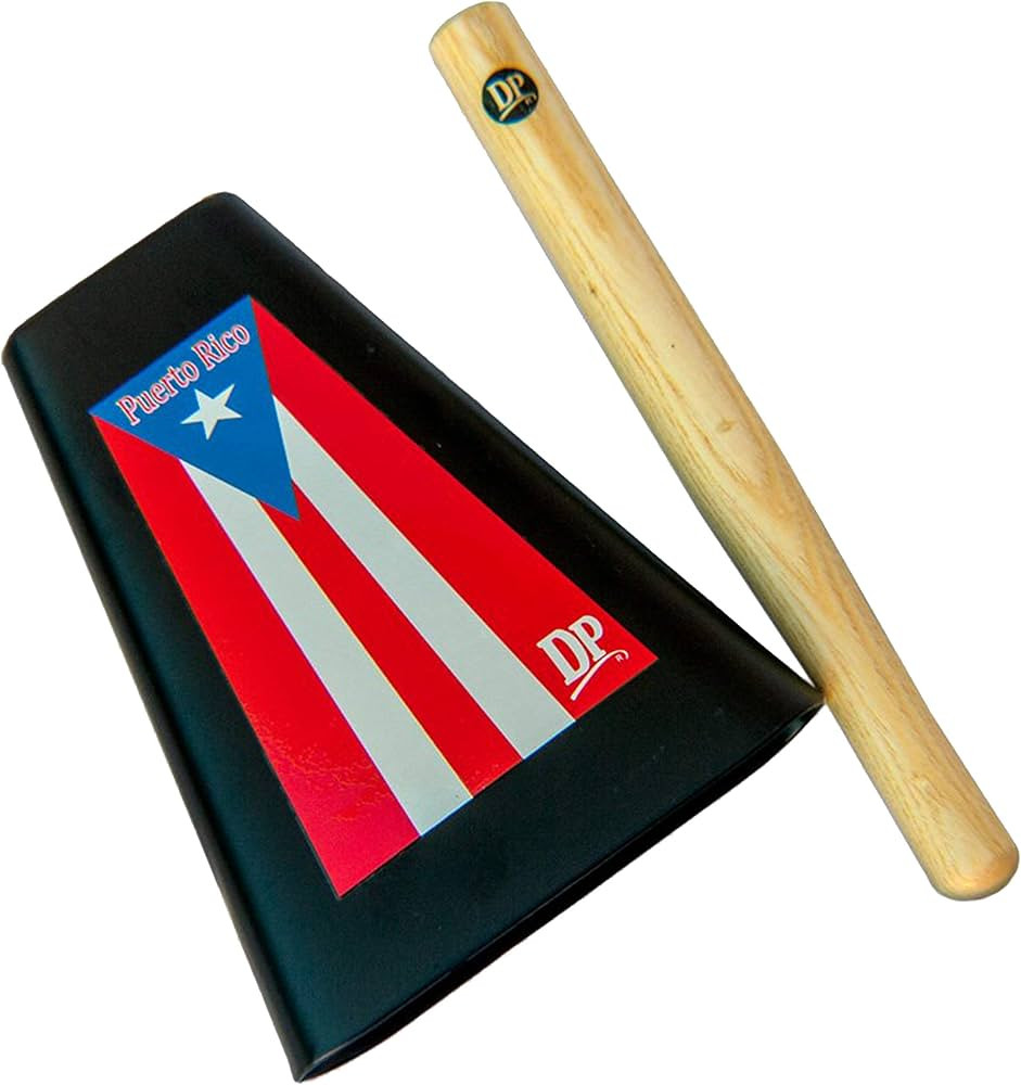 DP Music Puerto Rico Flag 8 Inch Metal Cow Bell Noise Maker with Beater and Bag - Cowbell for Spo... | Amazon (US)
