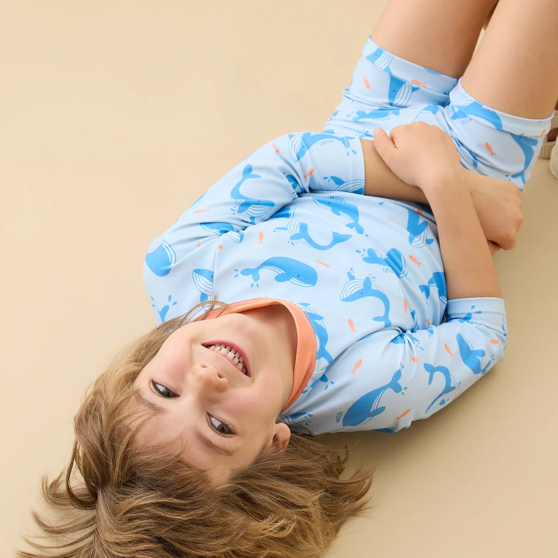 Whale Song Rashguard & Swim Trunks | Baby Mori (US)