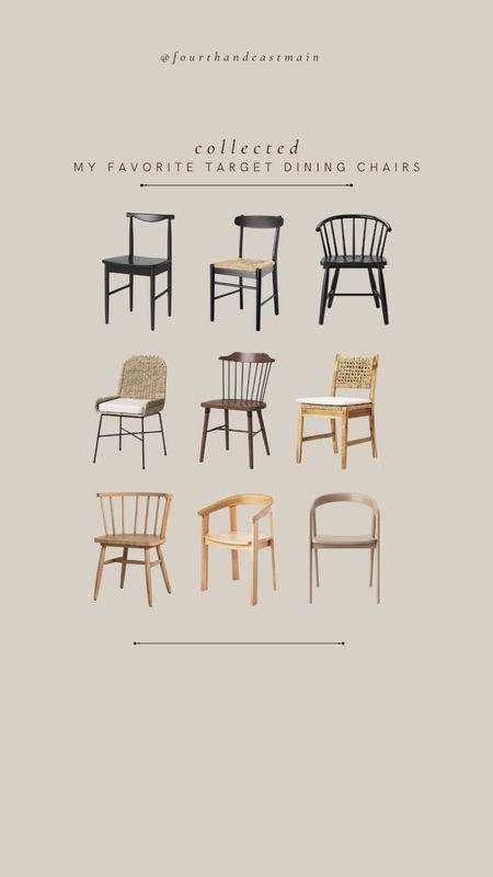 collected :: my favorite target dining chairs 

dining chair roundup 
affordable dining chairs
mcgee 
mcgee dupe

#LTKhome