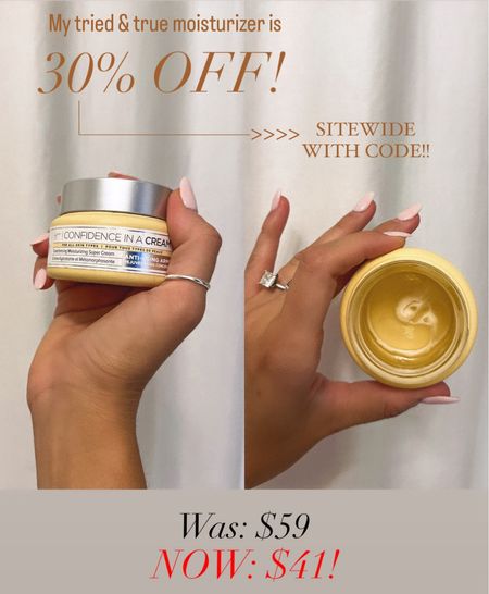 Use code: LTK30 👈🏼 to get 30% OFF sitewide at It Cosmetics! I’ll always share how hydrating this moisturizer is — this is like my 4th large container I’ve gone through. 

I also use shade: 
• Taupe in the eyebrow pencil
• Med Tan in the CC+ Cream
• Light beige in the Bye Bye under eye concealer 

Amazon fashion. Target style. Walmart finds. Maternity. Plus size. Winter. Fall fashion. White dress. Fall outfit. SheIn. Old Navy. Patio furniture. Master bedroom. Nursery decor. Swimsuits. Jeans. Dresses. Nightstands. Sandals. Bikini. Sunglasses. Bedding. Dressers. Maxi dresses. Shorts. Daily Deals. Wedding guest dresses. Date night. white sneakers, sunglasses, cleaning. bodycon dress midi dress Open toe strappy heels. Short sleeve t-shirt dress Golden Goose dupes low top sneakers. belt bag Lightweight full zip track jacket Lululemon dupe graphic tee band tee Boyfriend jeans distressed jeans mom jeans Tula. Tan-luxe the face. Clear strappy heels. nursery decor. Baby nursery. Baby boy. Baseball cap baseball hat. Graphic tee. Graphic t-shirt. Loungewear. Leopard print sneakers. Joggers. Keurig coffee maker. Slippers. Blue light glasses. Sweatpants. Maternity. athleisure. Athletic wear. Quay sunglasses. Nude scoop neck bodysuit. Distressed denim. amazon finds. combat boots. family photos. walmart finds. target style. family photos outfits. Leather jacket. Home Decor. coffee table. dining room. kitchen decor. living room. bedroom. master bedroom. bathroom decor. nightsand. amazon home. home office. Disney. Gifts for him. Gifts for her. tablescape. Curtains. Apple Watch Bands. Hospital Bag. Slippers. Pantry Organization. Accent Chair. Farmhouse Decor. Sectional Sofa. Entryway Table. Designer inspired. Designer dupes. Patio Inspo. Patio ideas. Pampas grass.  


#LTKxSephora #LTKmidsize #LTKbrasil #LTKGiftGuide #LTKitbag #LTKbump #LTKtravel #LTKworkwear #LTKwedding #LTKparties #LTKxTarget #LTKsalealert #LTKshoecrush #LTKActive #LTKhome #LTKfamily #LTKFestival #LTKbeauty #LTKeurope #LTKmens #LTKkids #LTKswim #LTKSeasonal #LTKover40 #LTKfindsunder100 #LTKfitness #LTKfindsunder50 #LTKU #LTKVideo #LTKstyletip #LTKbaby