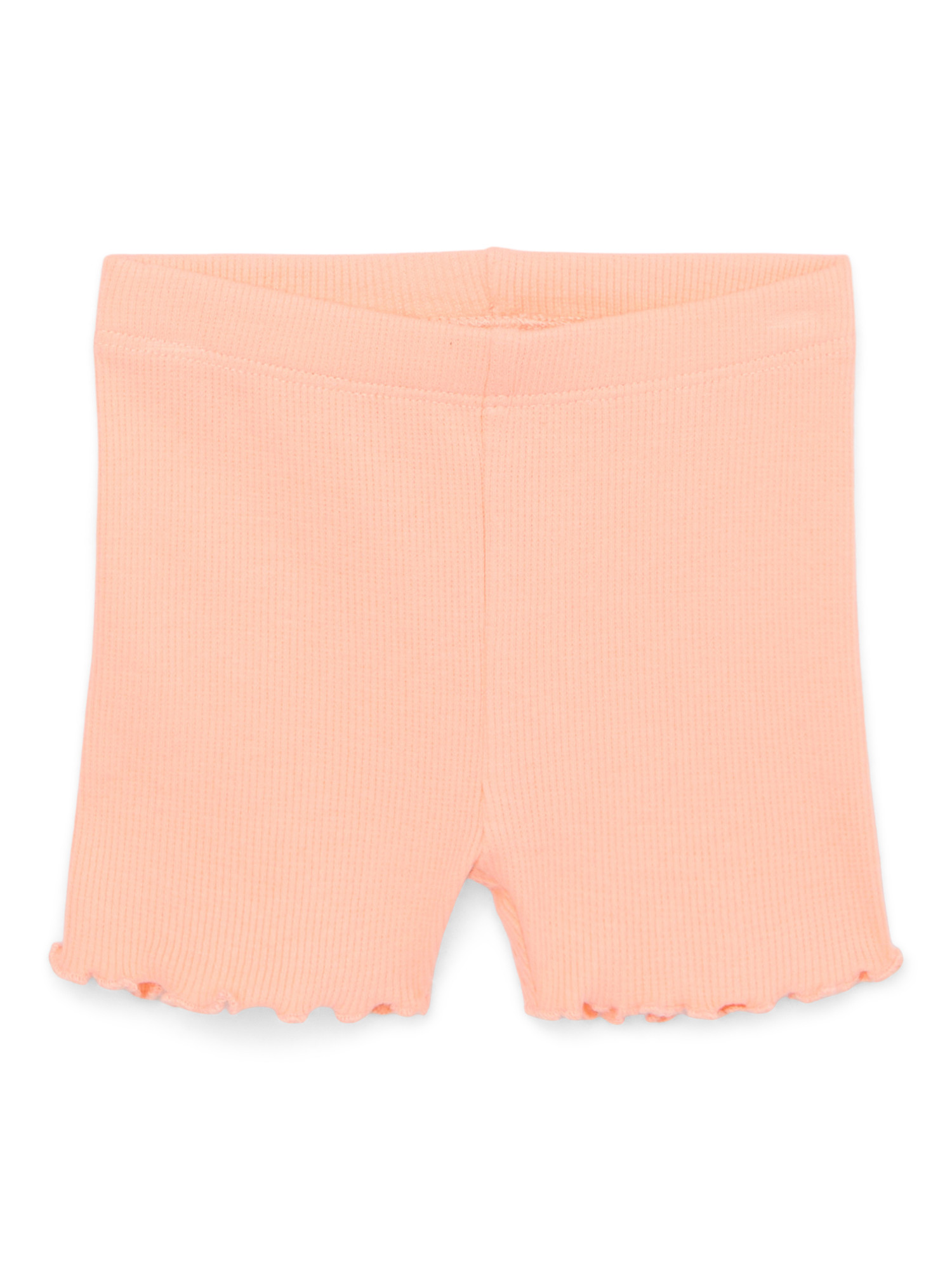 Garanimals Baby Girl Lettuce Hem Biker Shorts, Sizes 0-24 Months | Walmart (US)