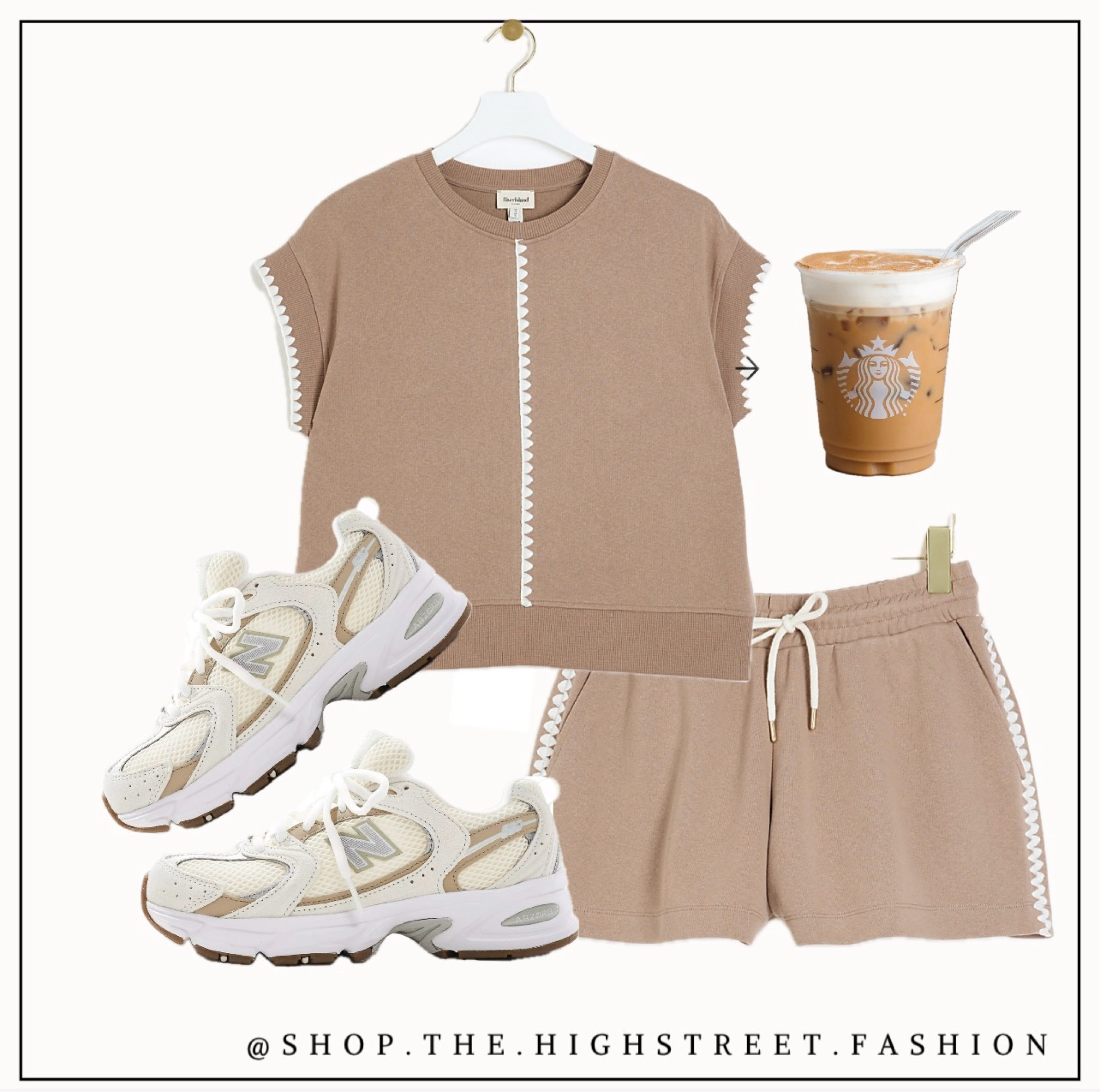 Casual, leisure wear, loungewear, comfy, ootd, outfit inspo, new balance, co-ord, summer fashion, neutrals 

#LTKuk #LTKstyletip #LTKsummer