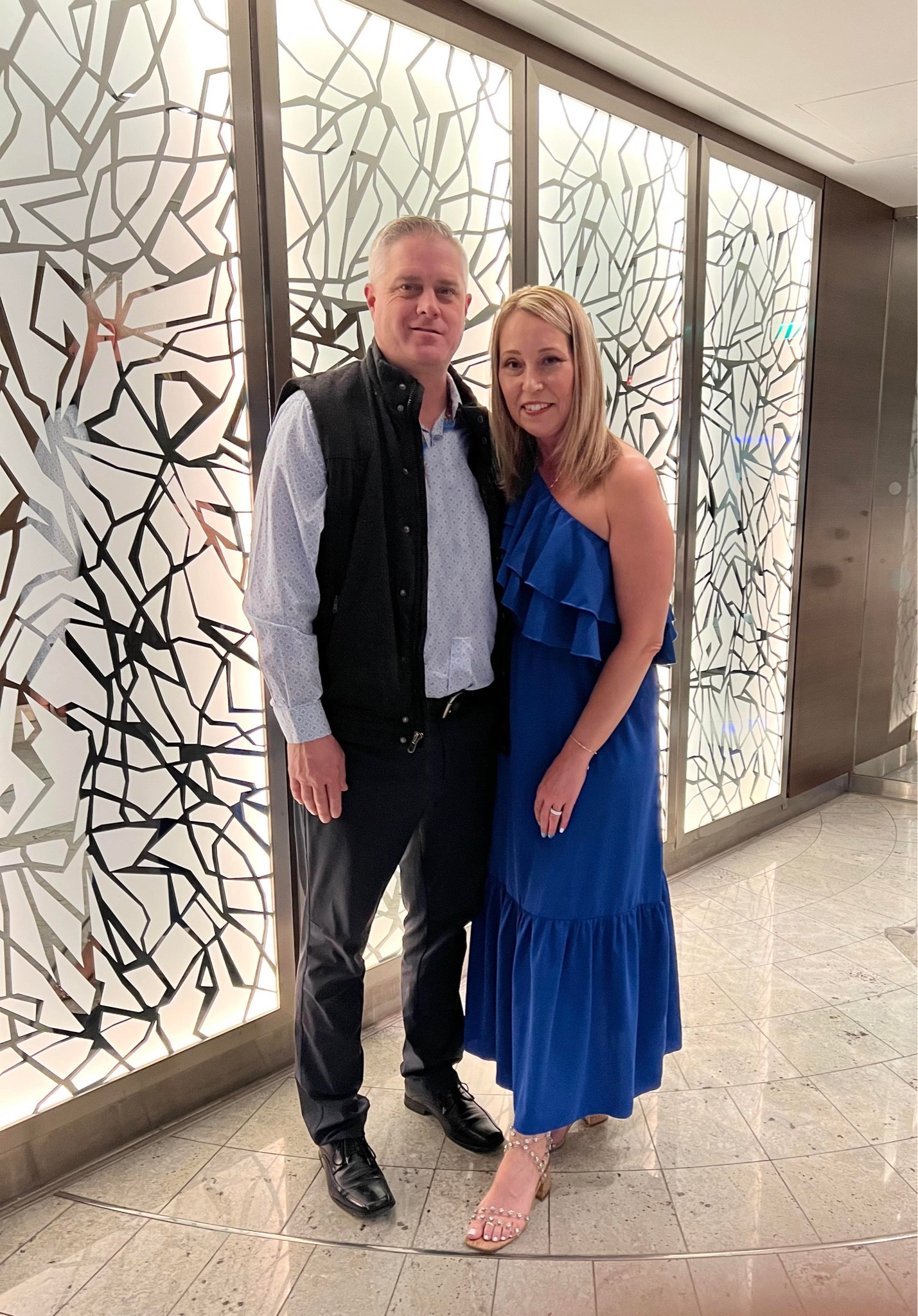 Gorgeous double ruffle one shoulder maxi dress. Very flattering and comfortable. Perfect for wedding guest, cruise, formal event  

#LTKtravel #LTKstyletip #LTKwedding