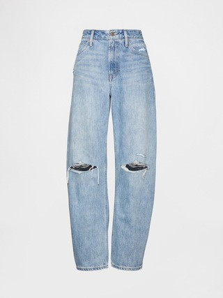 Curvy High Rise Barrel Jeans | Gap | Gap (US)