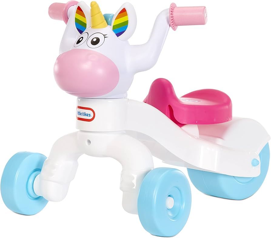 Little Tikes Go & Grow Unicorn Indoor & Outdoor Ride-On Scoot for Preschool Kids Toddlers and Chi... | Amazon (US)