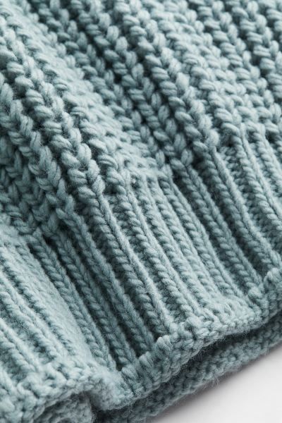 Knit Sweater - Blue-gray - Ladies | H&M US | H&M (US + CA)