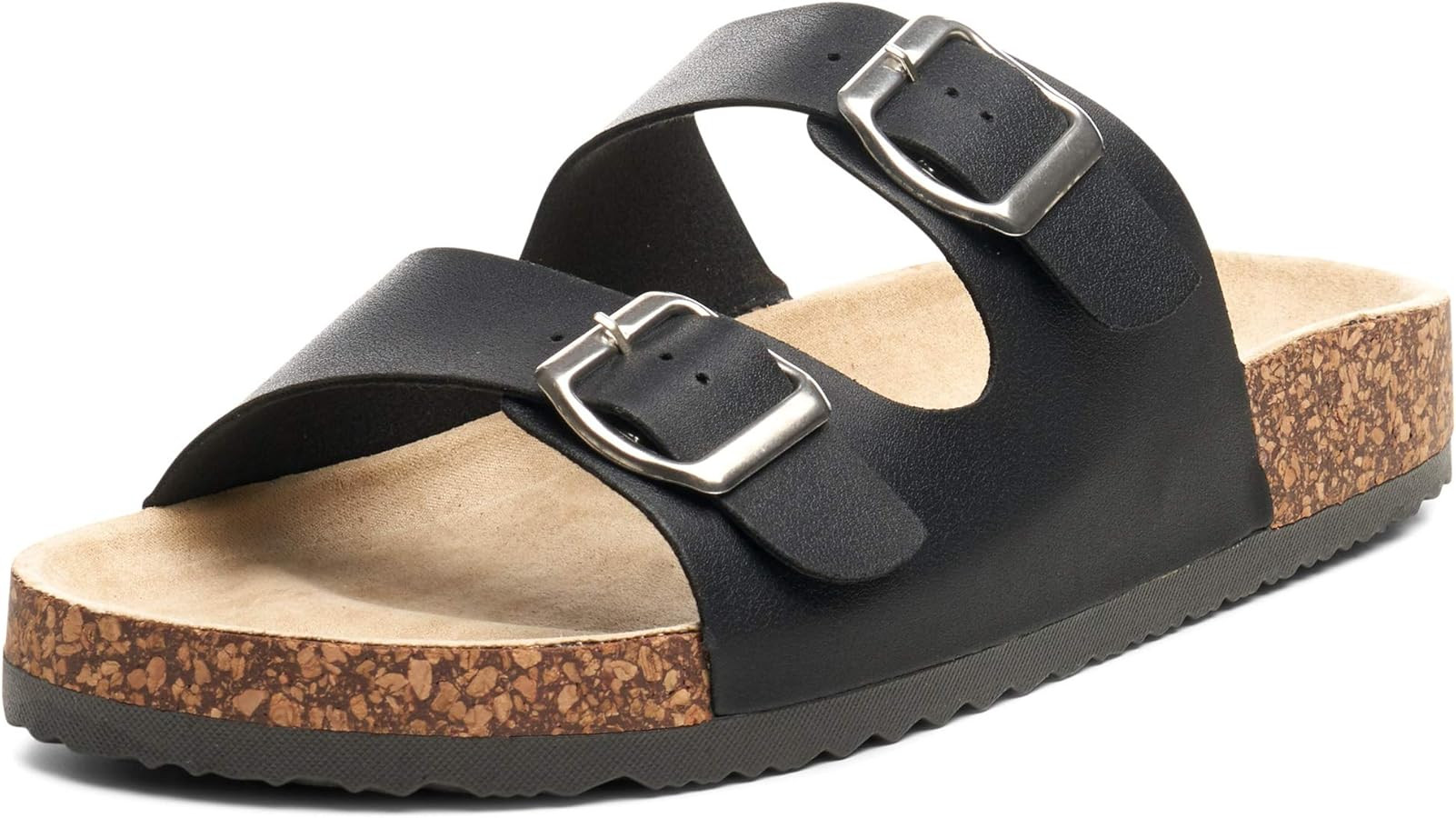 Alpine Swiss Womens Casual Double Strap Slide Sandals | Amazon (US)